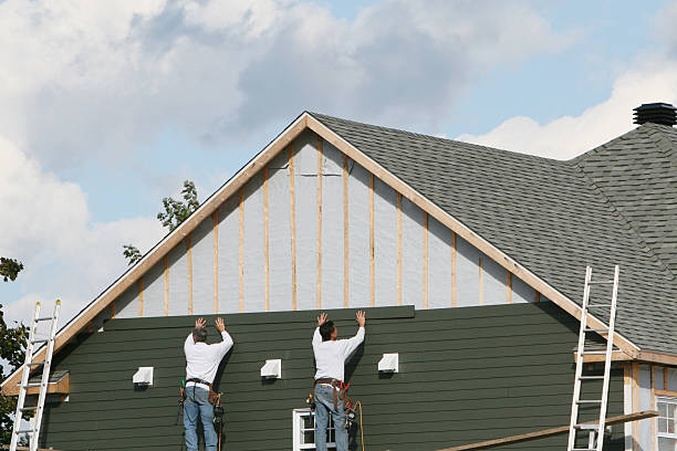 Professional Siding Contractor technician working in Belmont, PA